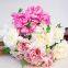 high quality Artificial Flower Wedding Decoration peony silk flower single artificial peony