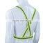 high visibility road traffic safety running reflective belt vest