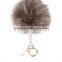 Custom Promotion Metal Keychain with high quality cute animal feather key chain