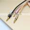 Slim Flexible Gold Plated 3.5mm Audio Cable for Car Aux Stereo Cable