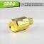 30ml aluminium electroplate childproof e liquid e cig glass dropper bottle