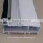 80mm glazing bead support plate/ upvc window profile/pvc door panel profile