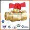 1/2" PN10/16 butterfly-shaped brass ball valve
