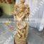 White Wood Krishna Statue