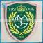 High Defination Unshaped Decorative Woven Patch With More Color Designs for School Clothing