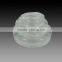 Wholesale k9 crystal optical glass 6cm diameter engraved factory large pocket ashtray