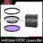 Filter 72mm UV+CPL+FLD Camera Filter Kit For Sony For canon For Nikon For Fuji