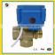 3 way T flow motorizd water ball valve for solar water system 15mm