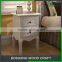 Solid Wood 3 layer Antique Corner Bedside Table