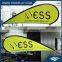 Full Color Printing Beach Feather Banner For Sale