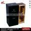 wooden luxury box wine box packaging for wine bottle gift box with ribbon inside