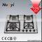 New Stainless Steel Commercial Kitchen Appliance Freestanding 5 burner Gas Cooker with Oven