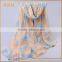 Factory supplier newest fashionable gold silk scarf Fastest delivery