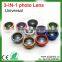 Mobile phone 3-in-1 universal clip lens fisheye+macro+wide angle lens