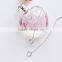 925 Sterling Silver Circle Charm Long Dangle Thread Line Threader Earrings