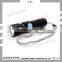 High light zoomable focus usb rechargeable mini led torch