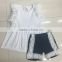 Whosale Baby girls summer outfits clothing set ruffle capri outfit