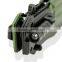 Pocket knife with Half serrated Blade outdoor rescue survival Army Pocket knife with Led light & glass breaker