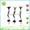 Ceramic flower metal stake solar garden gate light