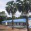 China prefabricated homes used as camp facility at campsite