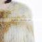 Ladies knitted fox fur coat red fox fur coat KZ150068