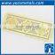 gold plating metal custom etched bookmark