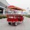 Hot sale three wheel electric tricycle for passenger seat