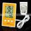 Electronic LCD Digital Indoor Outdoor Temperature Humidity Meter Wired Sensor Thermometer Hygrometer