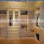 Solid Wood Kitchen Cabinet Light Color Style