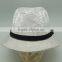 Elegant Women White Blank Bucket Hat With Strap