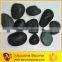 natural black round pebble stone
