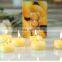 China paraffin wax tearless tea light candles bulk