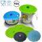 OEM silicone cup ceramic coffee mug factory with silicone lid sets