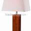 thicken base enery saving desk lamp poly lamp base with black hardback barrel shade for bedside reading