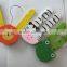 wooden garment hanger , foldable kids hangers size, with animal funny design on hooks.