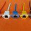 Screw panel mount RJ45 Cat5 male to female Ethernet LAN Network extension Cable