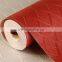leather effect vinyl wallpaper for restaurant decoration