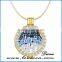 2016 Hot sell latest changeable design pendant necklace diy coin necklace