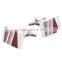 Square enamel cufflinks luxury unique jewelry findings