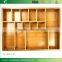 BH012 Rmovable Bamboo Adjustable Cutlery Drawer Organizer