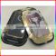 Simple design pp/tpu/pc cell phone case retail gold packaging