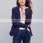 High Quality Online Shopping Jackets Blue Stylish Fashion Lady Blazer