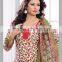 Cotton Designer Semi Stitched Embroidered Printed Salwar Kameez Suit Dress Ethnic