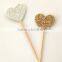 Cupcake Toppers Cake Picks Silver Glitter Crown Cupcake Toppers (12 Pack)