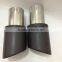 High quality best price carbon exhaust pipe/carbon fiber muffler end pipe