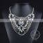 high quality vintage rhinestone chunky statement necklace tin alloy fashion women pendant necklace 6390118