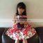 Girl Dress Fashion Printing Flower Party Princess Children Dress Charming Lovely Children Flower Girl Dresses