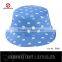 Professional Custom Printed Blue Bucket hat