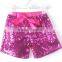 2016 Wholesale Children Cotton Frocks Design Baby Squin Pants, High Quality Kapu Baby Girls Shiny Short Pants