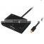 VOXLINK Mini DisplayPort turn VGA / Audio / HDMI 4K 3in1 adapter cable black